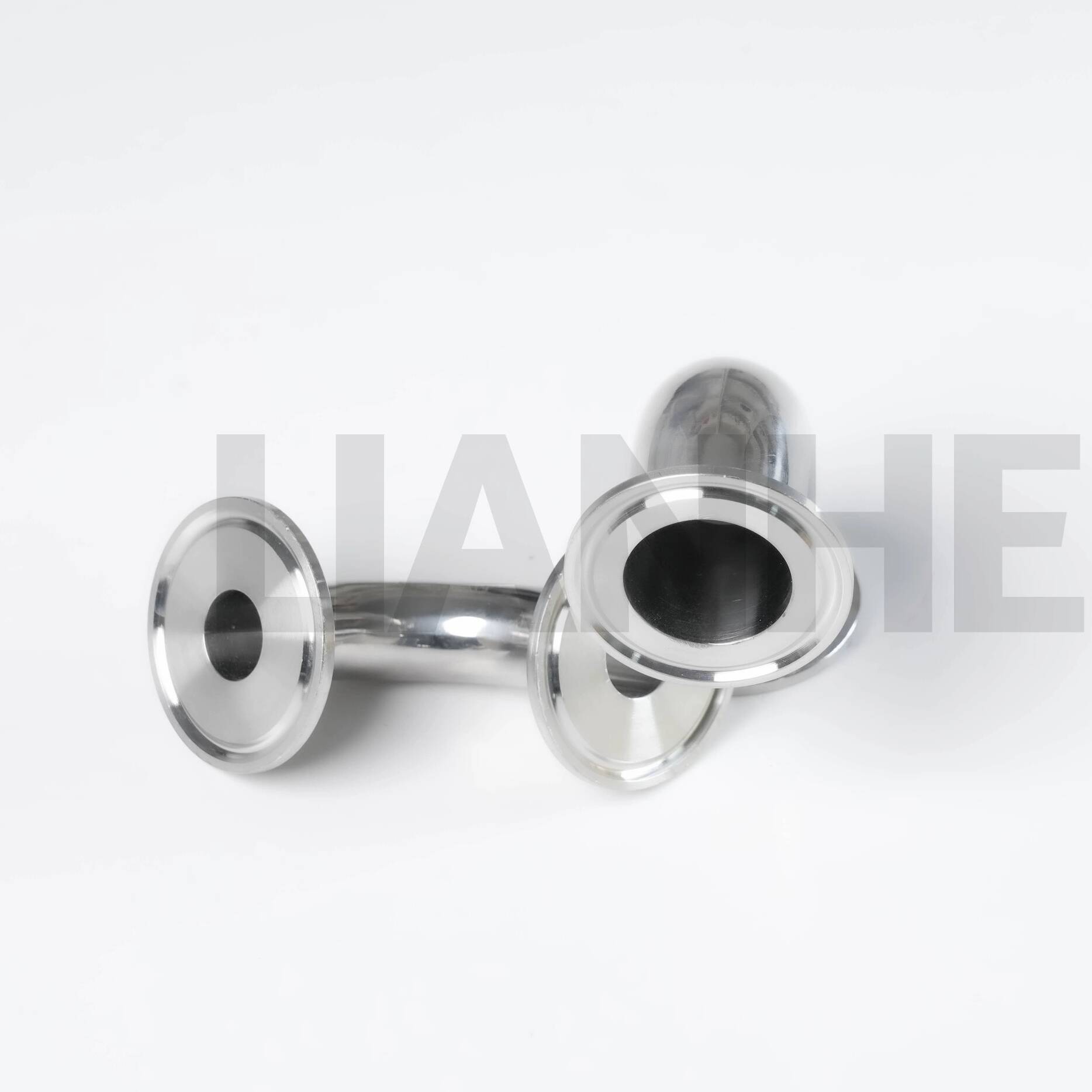 Keluli Tahan Karat Sanitary Clamp 90DEG Elbow
